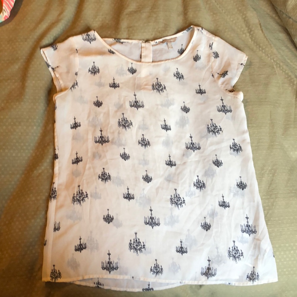 Banama Republic sheer blouse